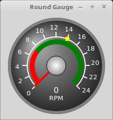 QTvcp round gauge