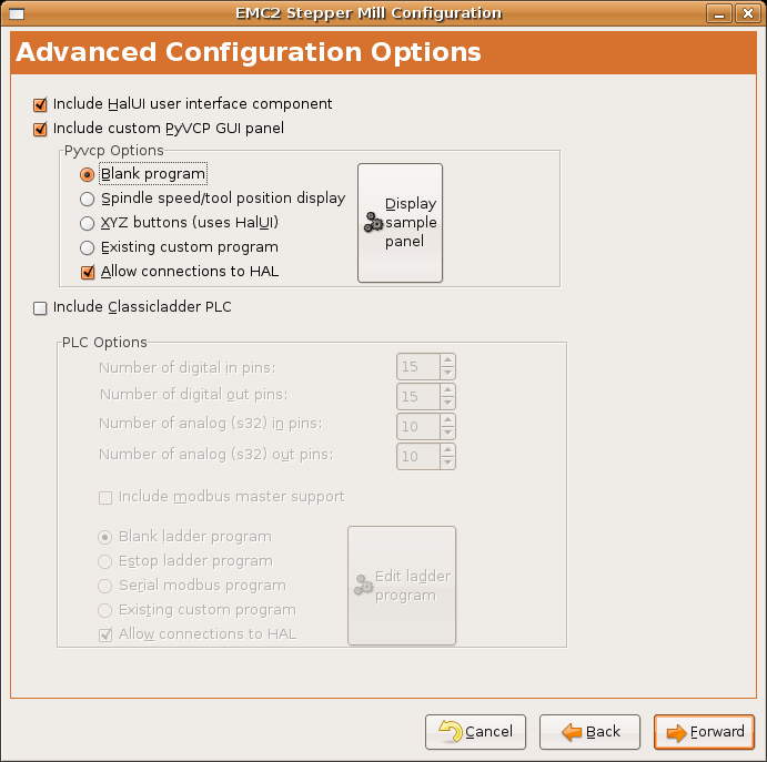 Assistant de configuration XYZ