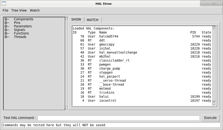 Halshow Layout